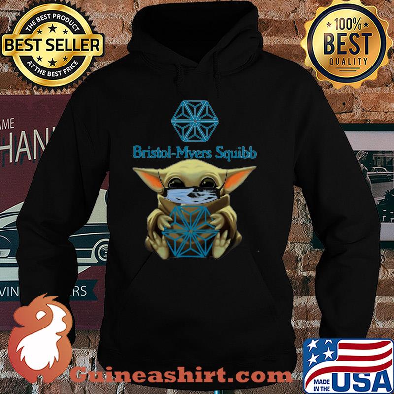 Baby Yoda hug Bristol Myers Squibb Mask s Hoodie
