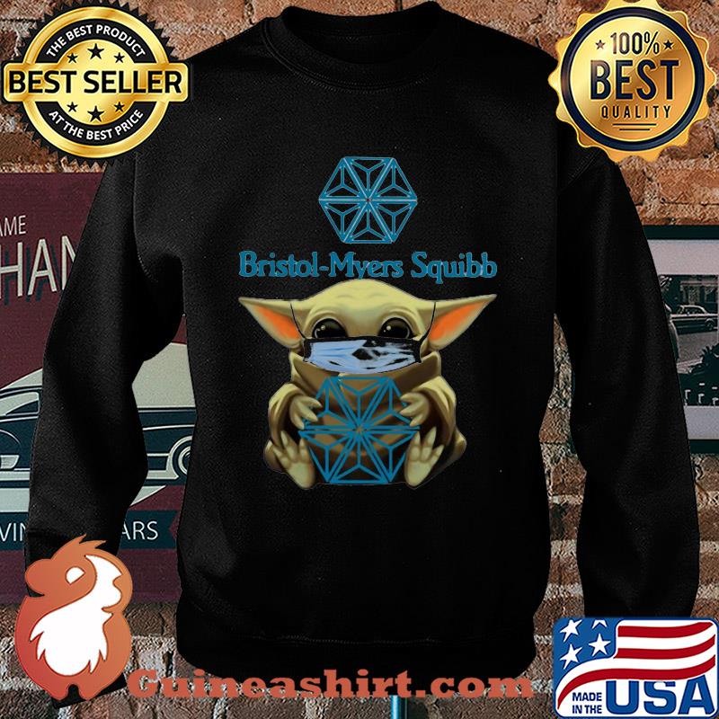 Baby Yoda hug Bristol Myers Squibb Mask s Sweater