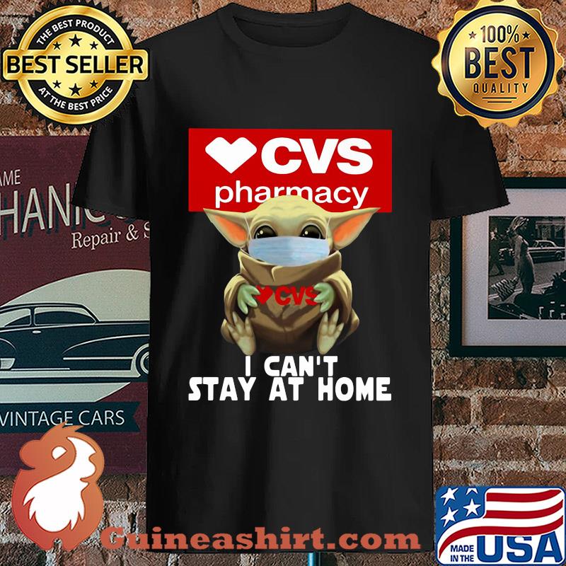 Baby Yoda Hug CVS Pharmacy I Can't Stay At Home Covid-19 s Unisex