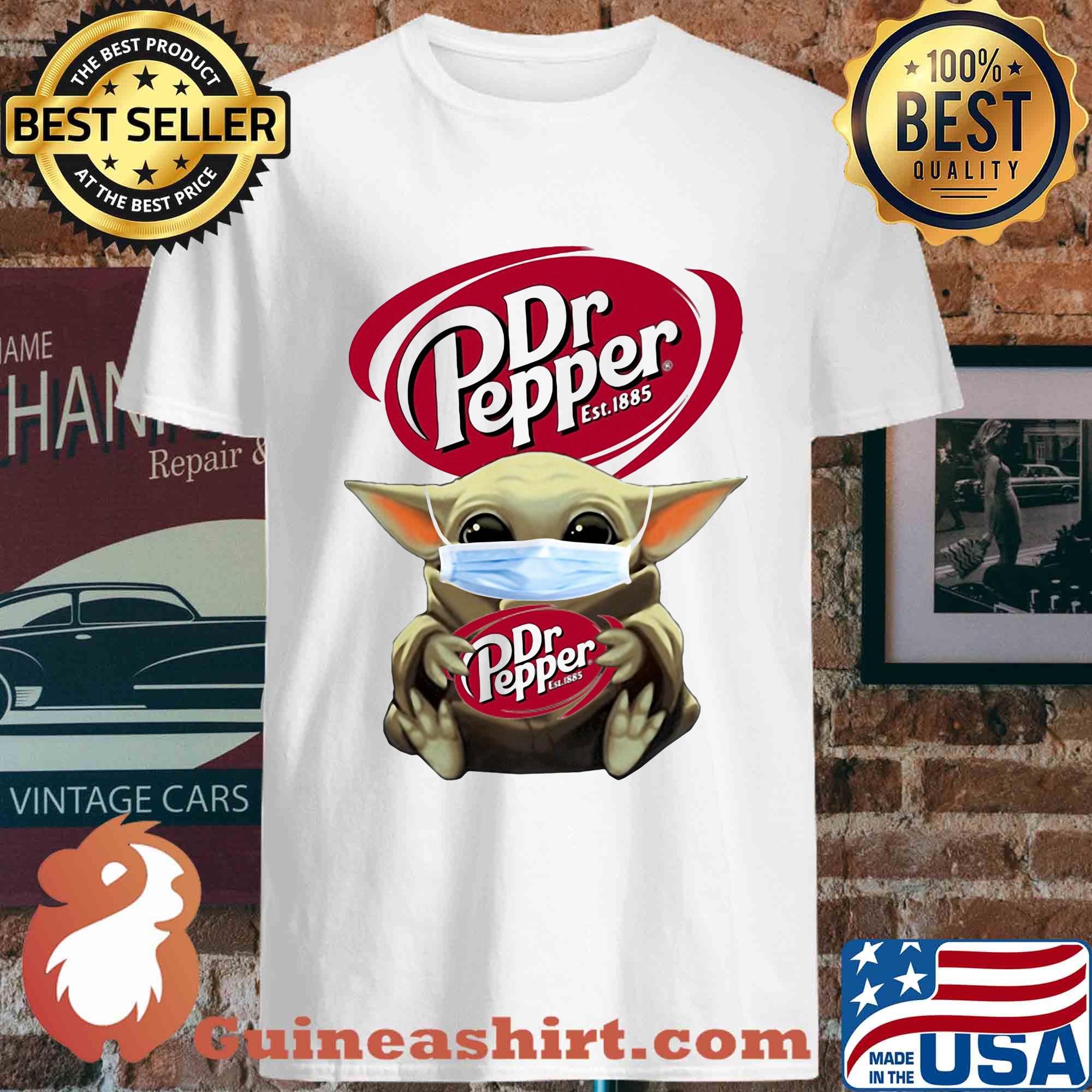 Baby Yoda Hug Dr Pepper Est 1885 Covid-19 s Unisex