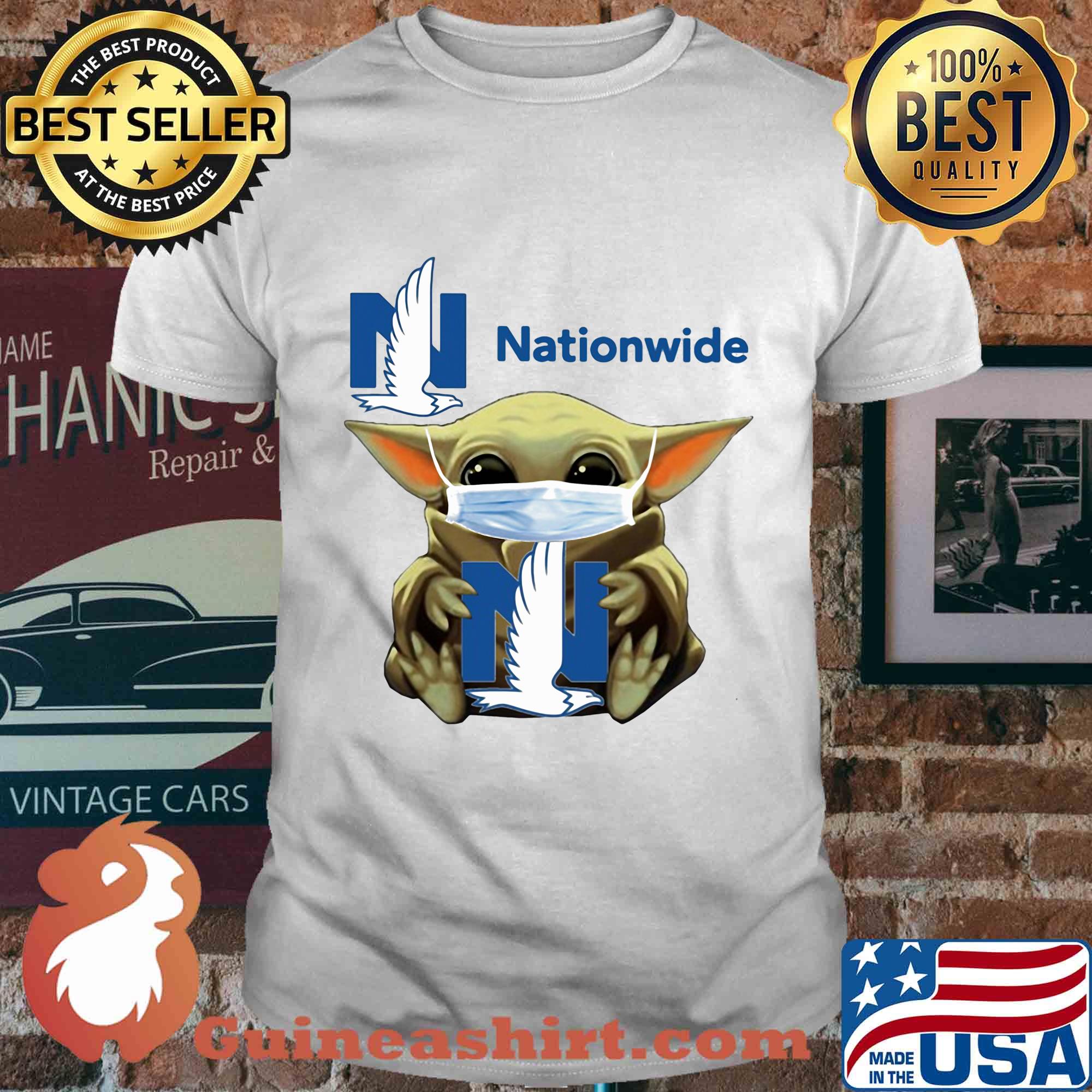 Baby yoda hug nationwide covid-19 shirt