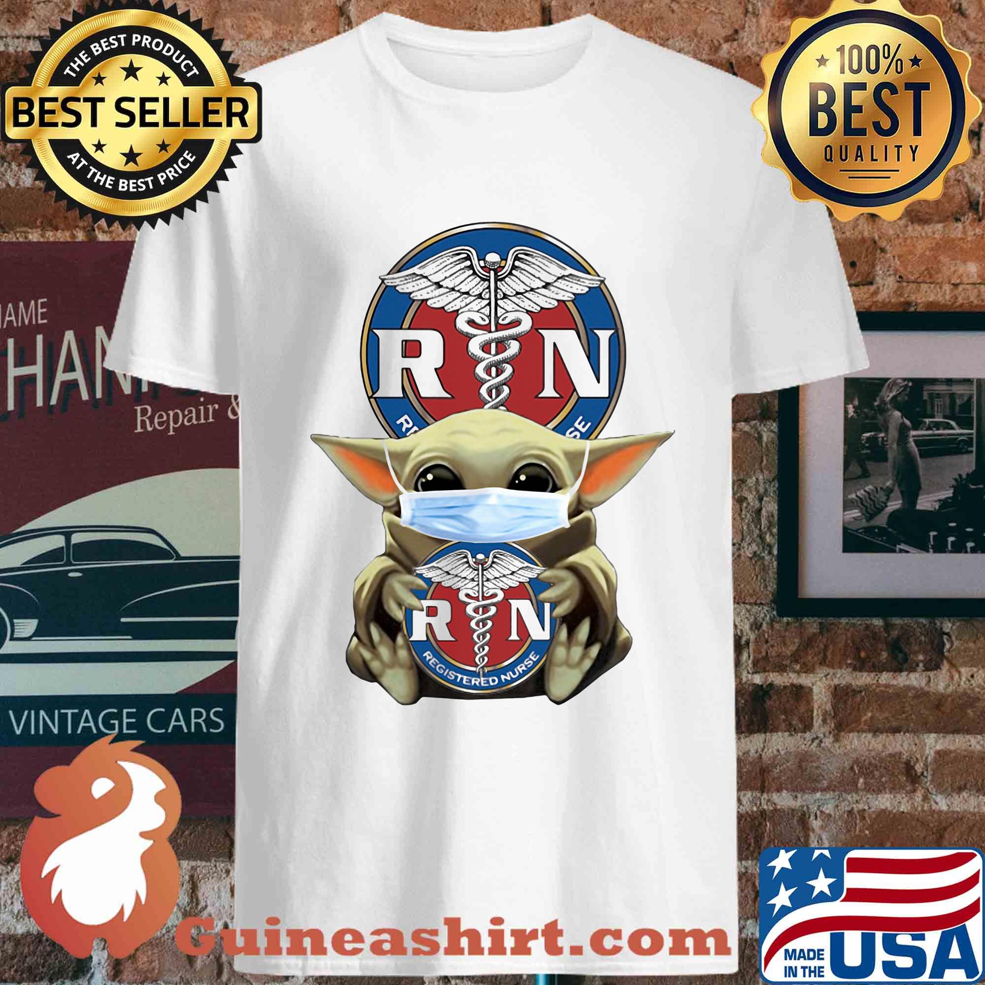 Baby Yoda Hug Registered Nurse Covid-19 s Unisex