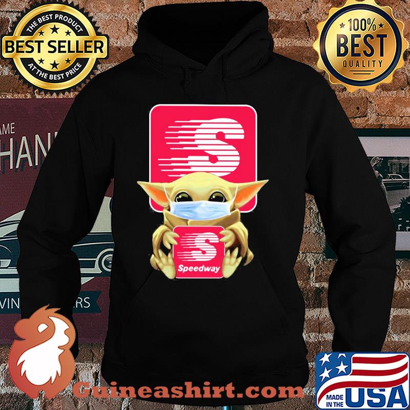 Baby Yoda hug Speedway Mask s Hoodie
