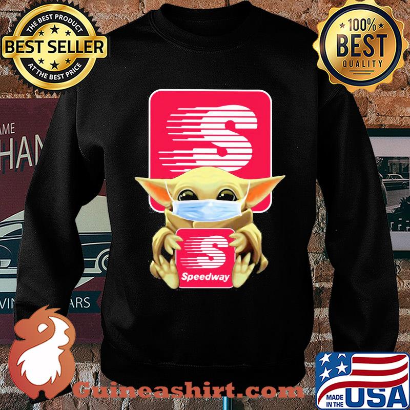 Baby Yoda hug Speedway Mask s Sweater