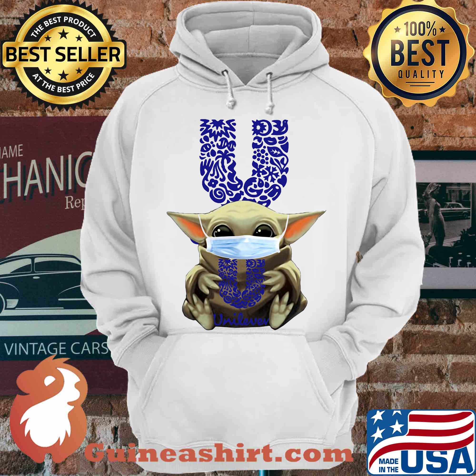 Baby Yoda Hug Unilever Covid-19 shirt