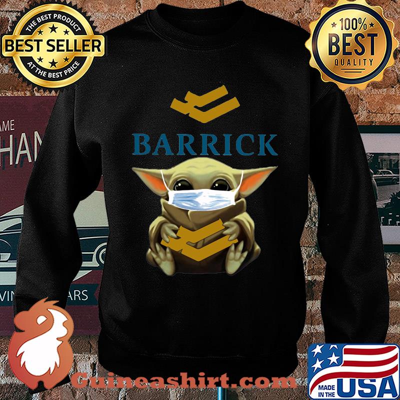 Baby Yoda mask hug Barrick s Sweater