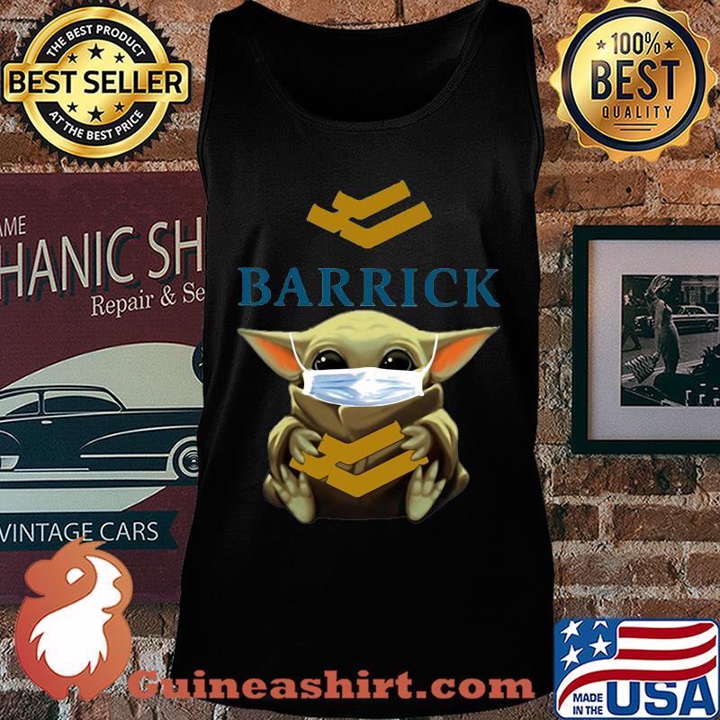 Baby Yoda mask hug Barrick s Tank top