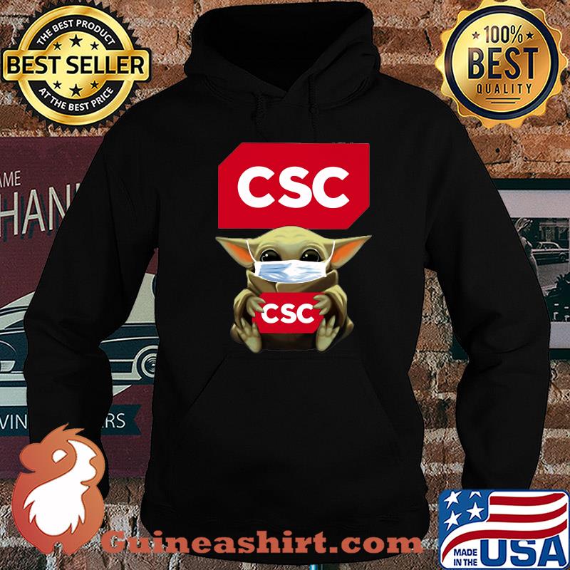 Baby Yoda mask hug CSC s Hoodie