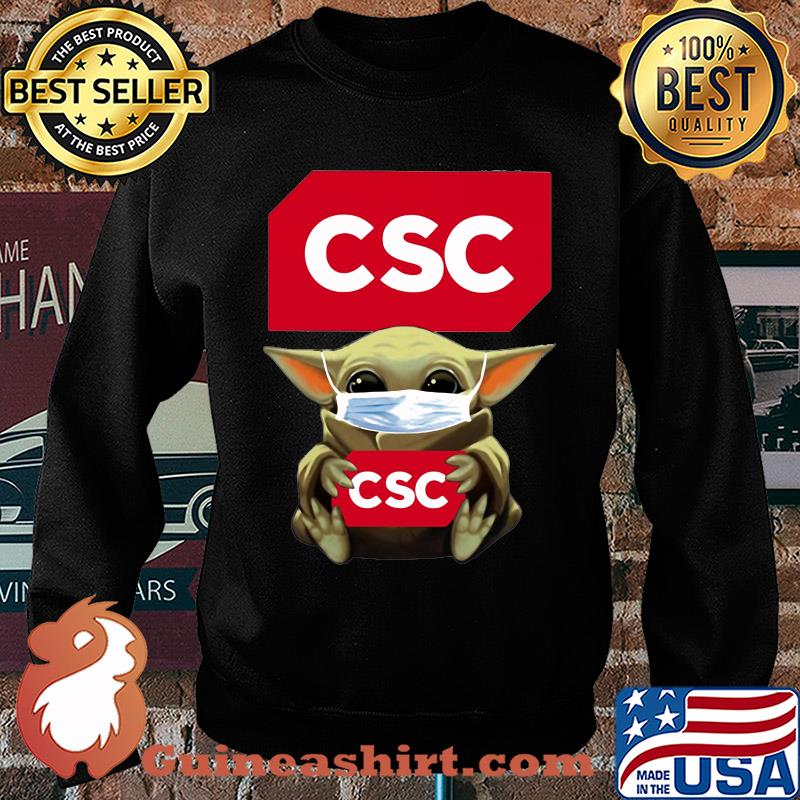 Baby Yoda mask hug CSC s Sweater