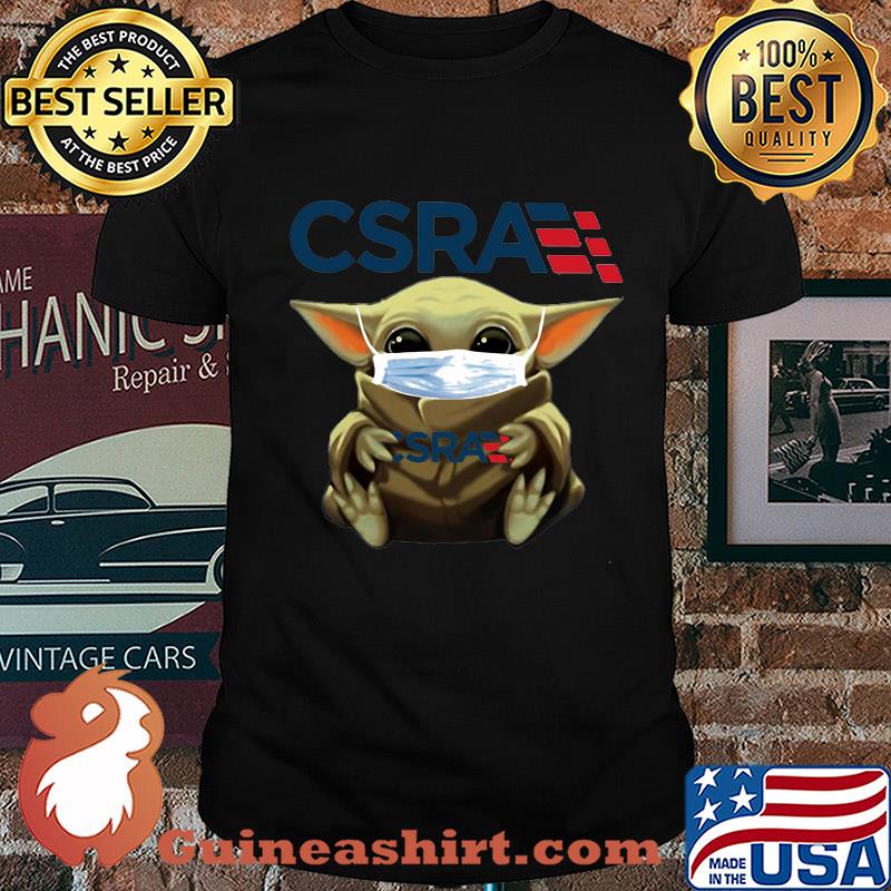 Baby Yoda mask hug CSRA shirt