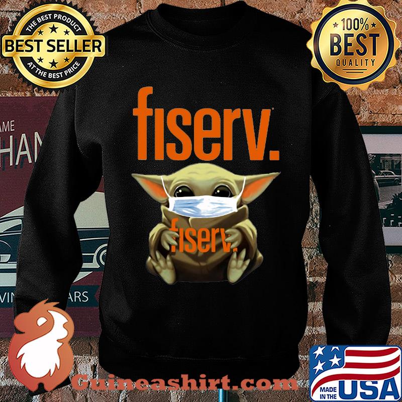 Baby Yoda mask hug Fiserv s Sweater