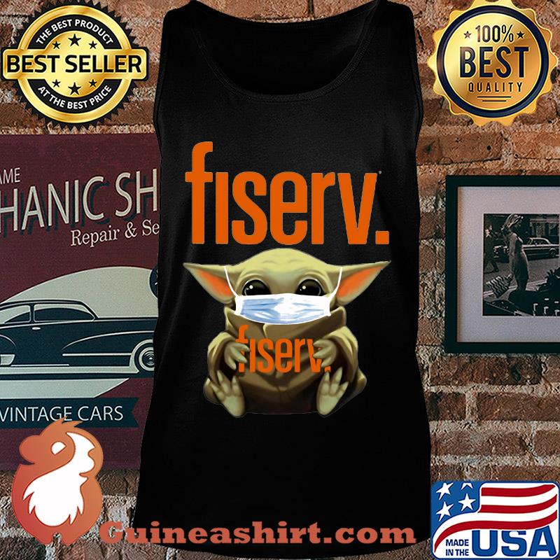 Baby Yoda mask hug Fiserv s Tank top