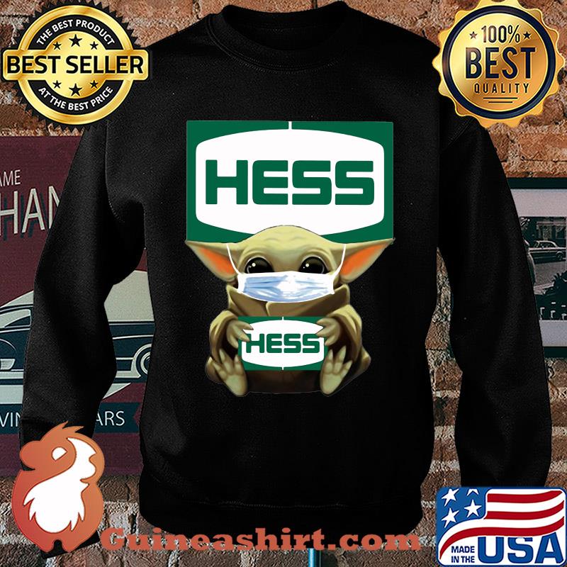 Baby Yoda mask hug Hess s Sweater