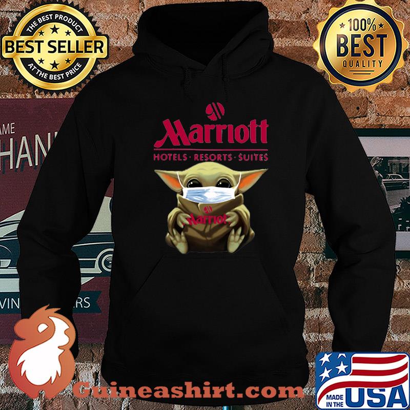 Baby Yoda mask hug Marriott hotels Resorts suites s Hoodie