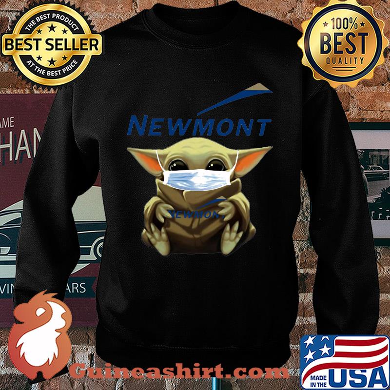 Baby Yoda mask hug Newmont s Sweater