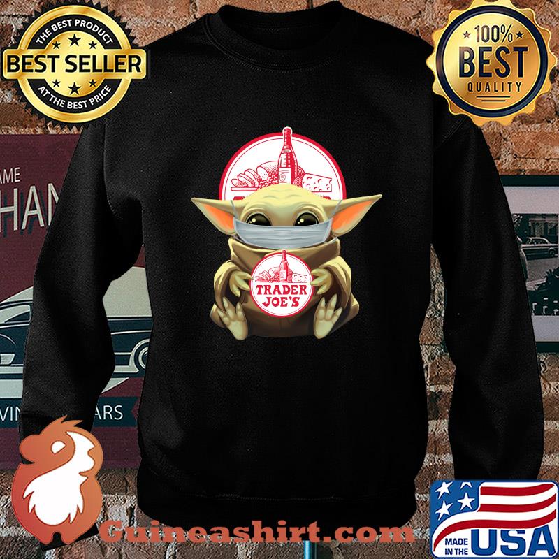 Baby Yoda mask hug Trader Joe's s Sweater