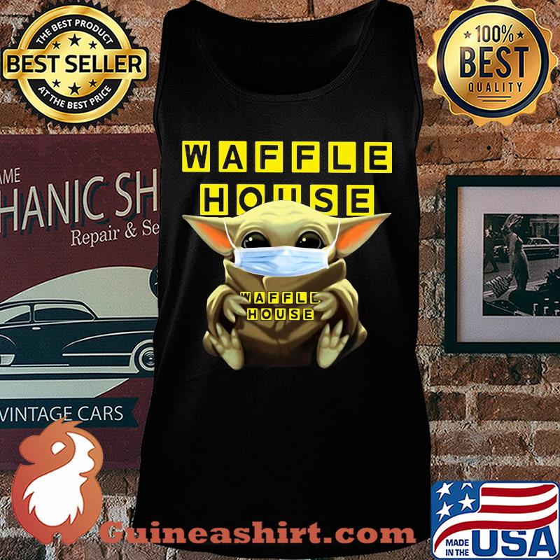 Baby Yoda mask hug Waffle House s Tank top