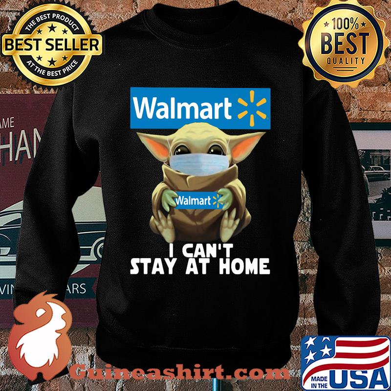 Baby Yoda mask hug Walmart I can't stay at home s Sweater