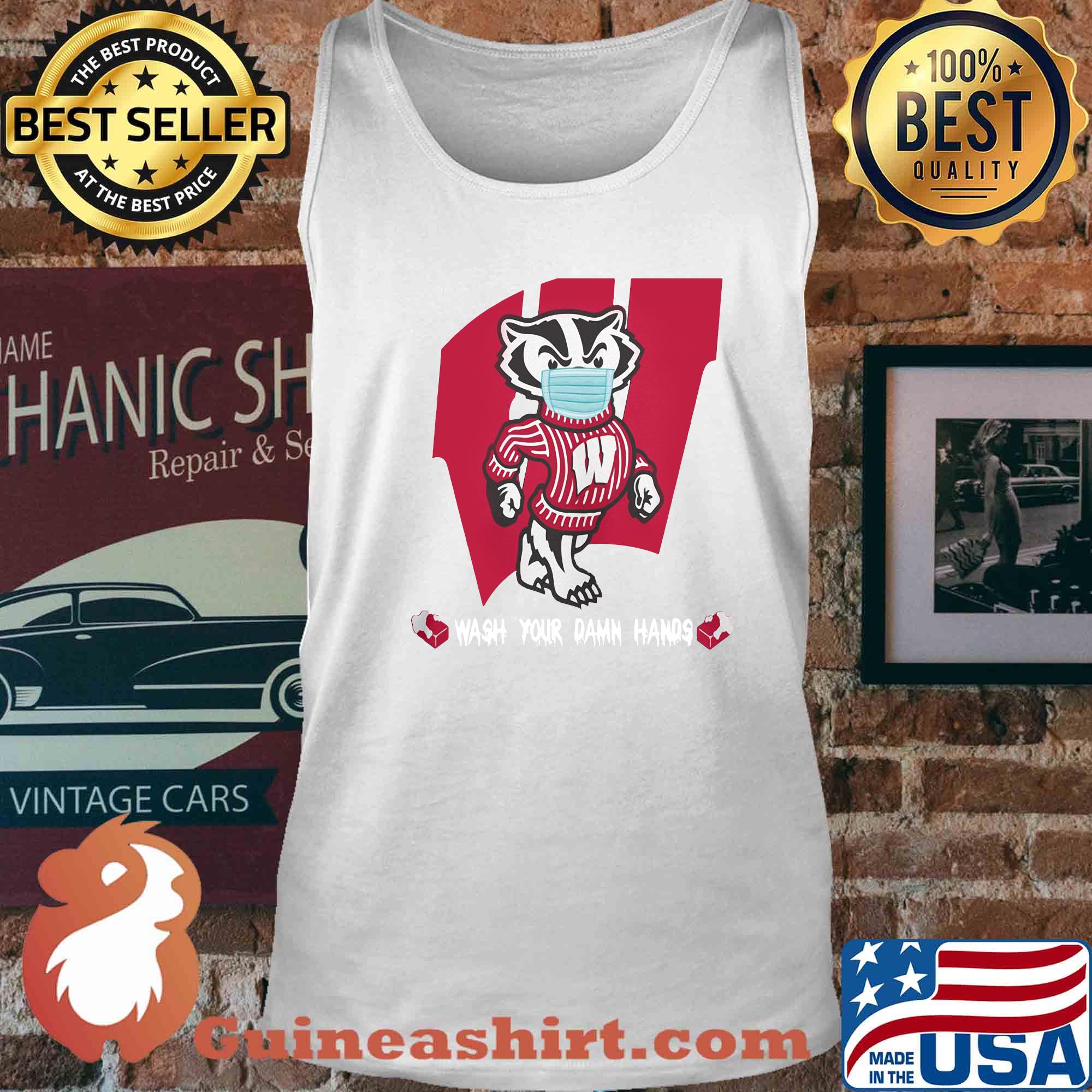 Badgers Football Wash Your Damn Hands Covid-19 s 10