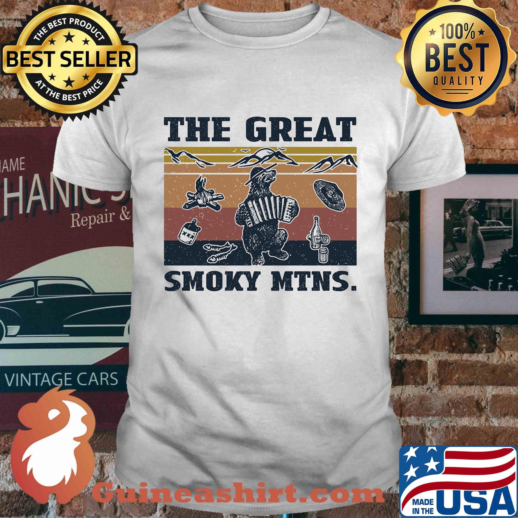 Bear the great smoky mtns vintage shirt