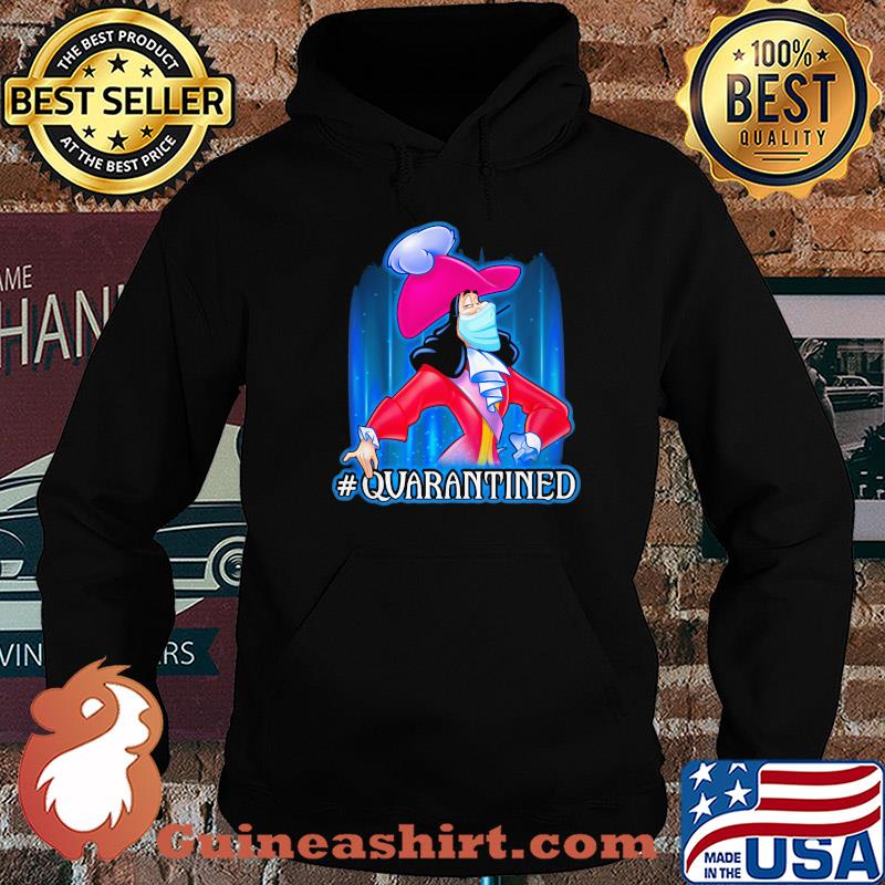 Captain Hook quarantined mask Disney s Hoodie