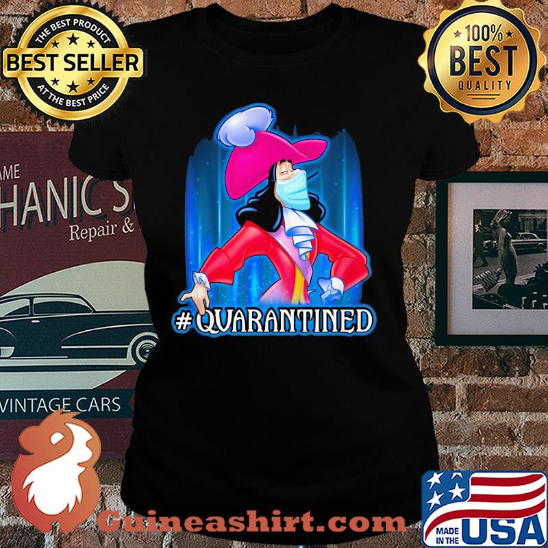 Captain Hook quarantined mask Disney s Ladies tee