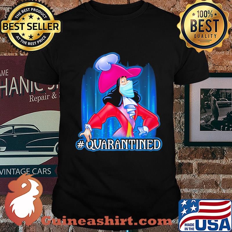 Captain Hook quarantined mask Disney shirt