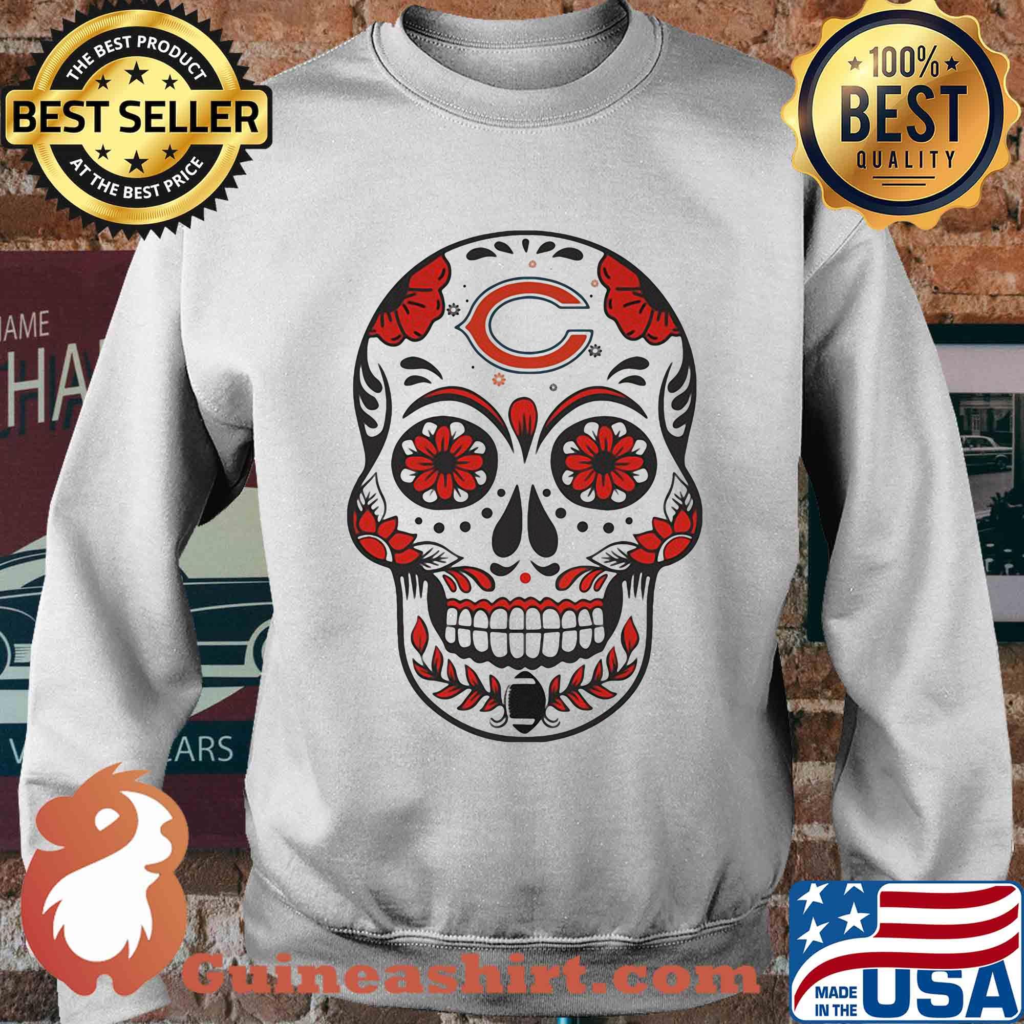 Chicago bears football sugar skull s Sweater