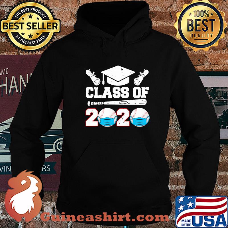 class of 2020 mask Baseball s Hoodie