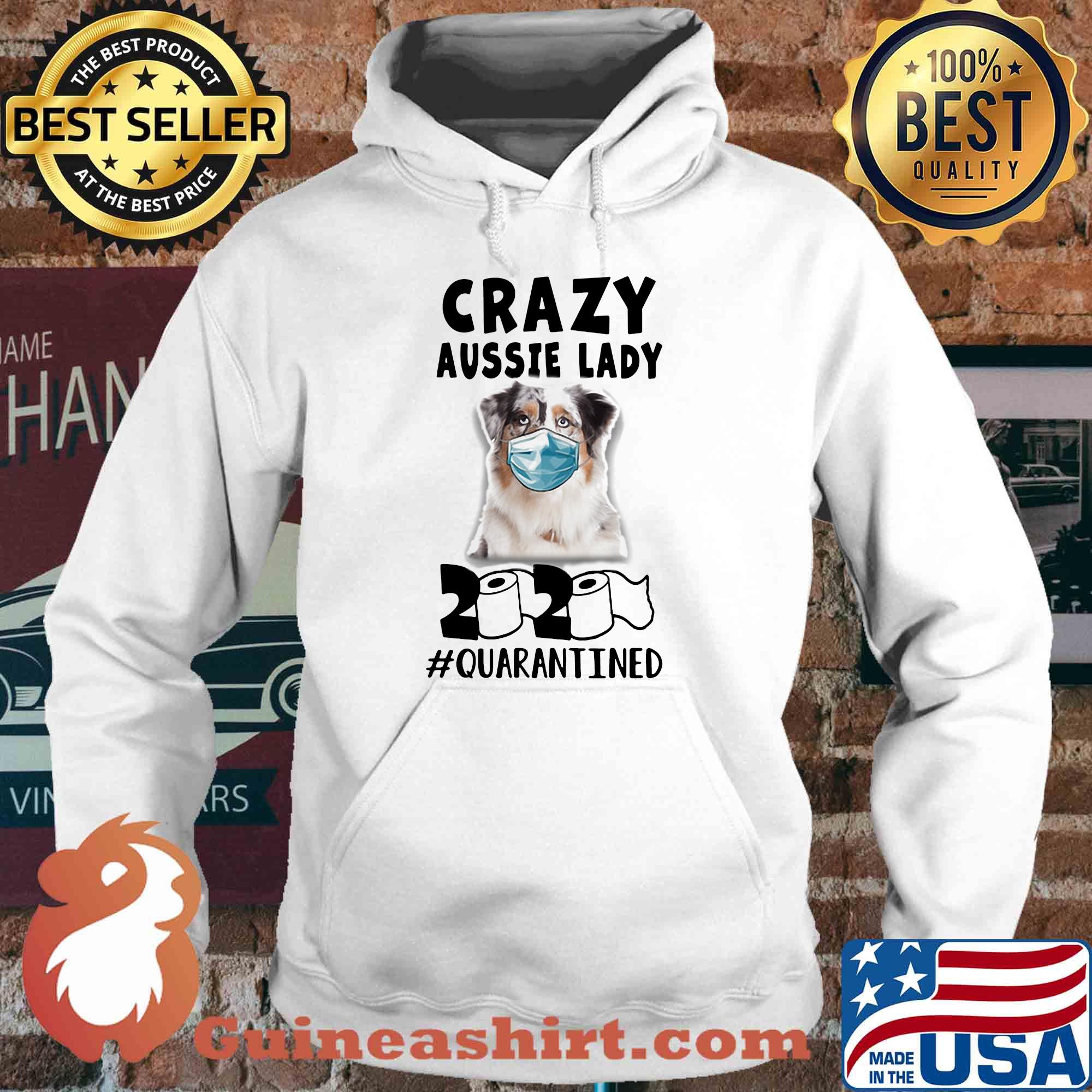Crazy aussie lady mask 2020 toilet paper quarantined s Hoodie