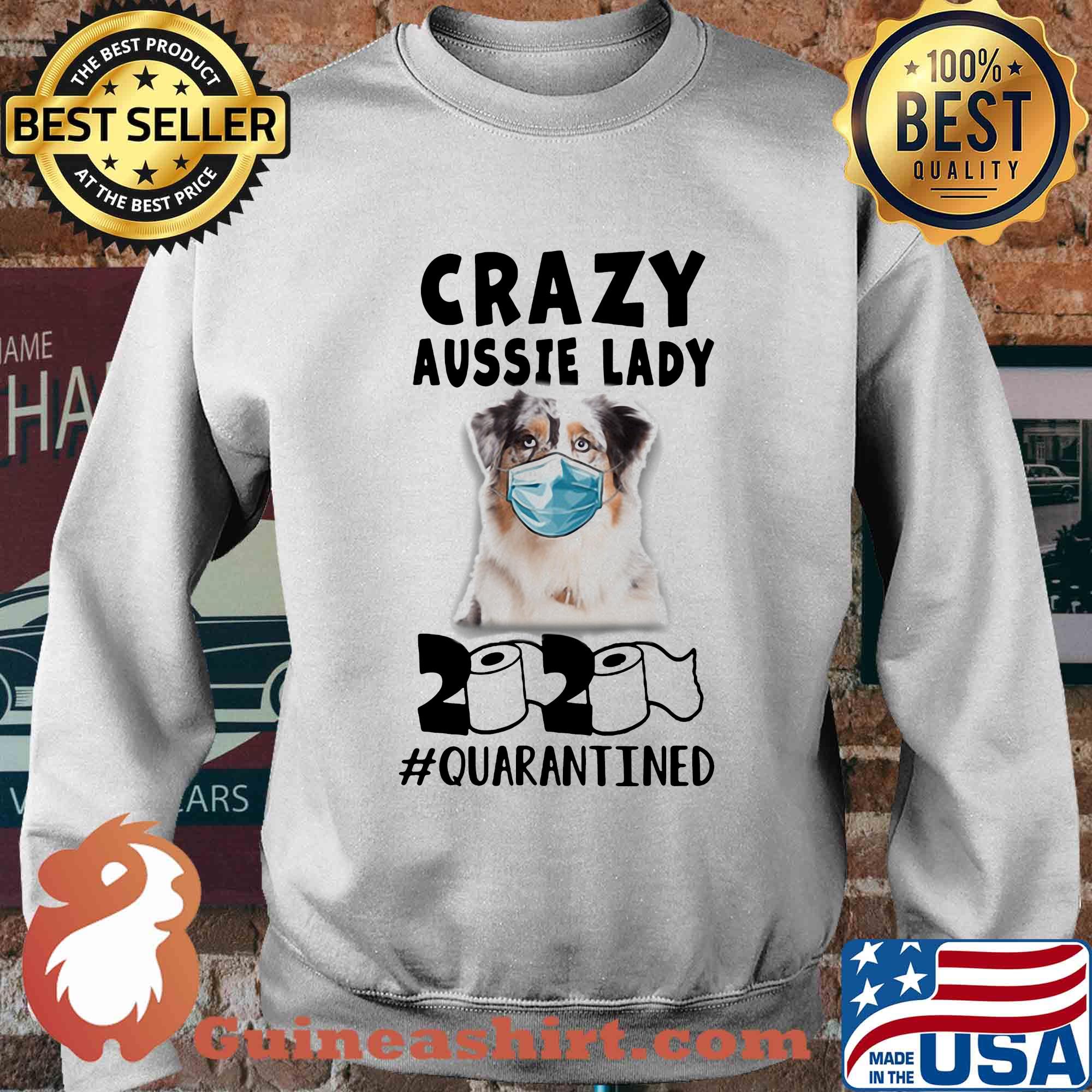 Crazy aussie lady mask 2020 toilet paper quarantined s Sweater