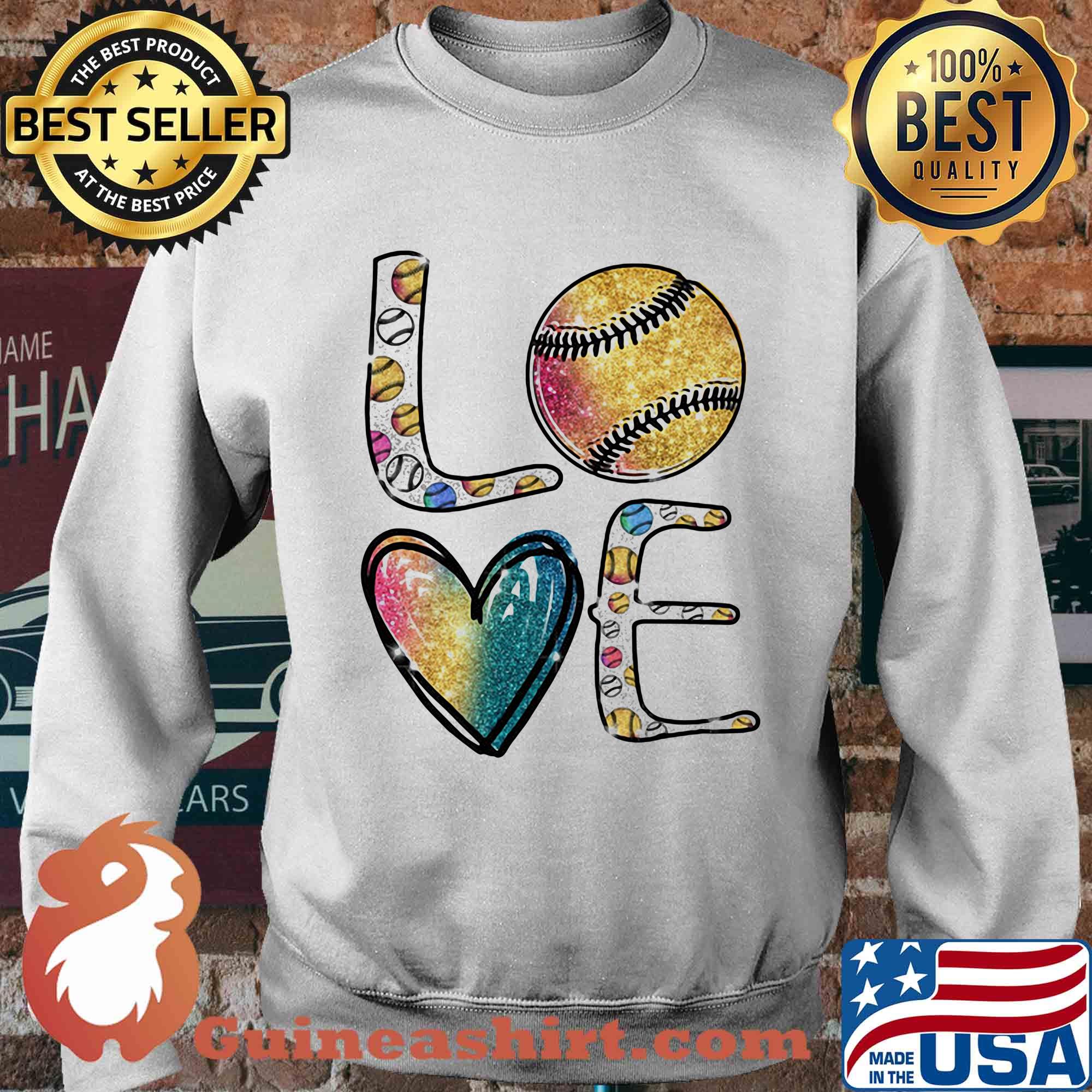 Diamond love baseball color s Sweater