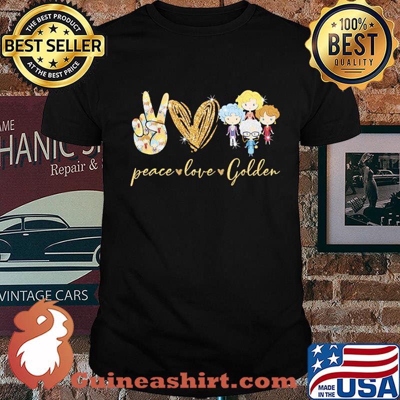 Diamond Peace love Golden shirt