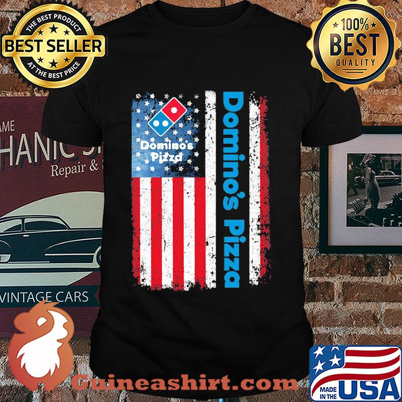 Domino’s pizza american flag shirt