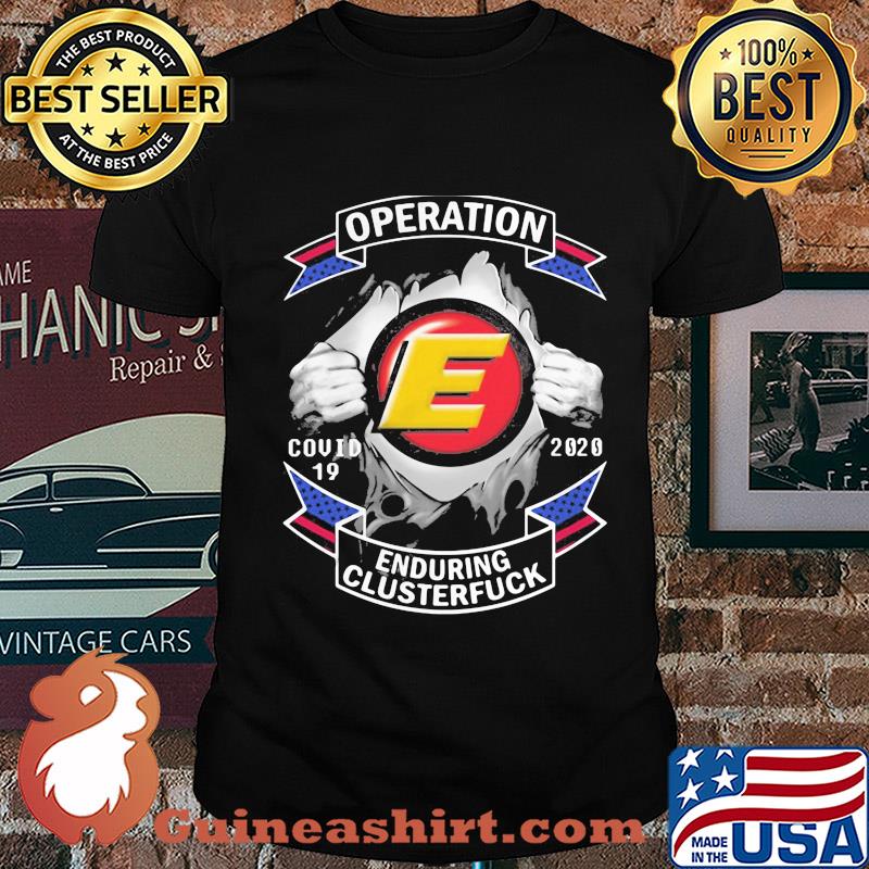 Estes express lines operation covid-19 2020 enduring clusterfuck hands shirt