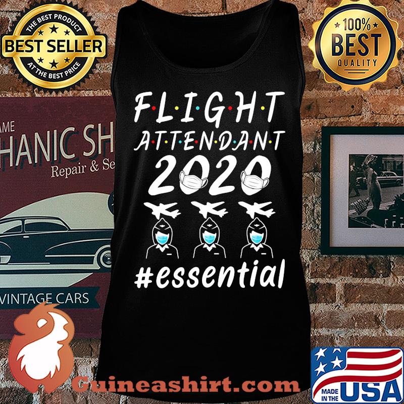 Flight attendant 2020 #essential mask s Tank top