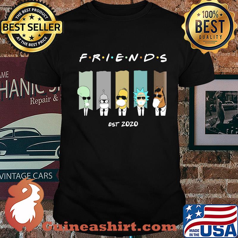 Friends est 2020 mask Dr Seuss and his friends shirt