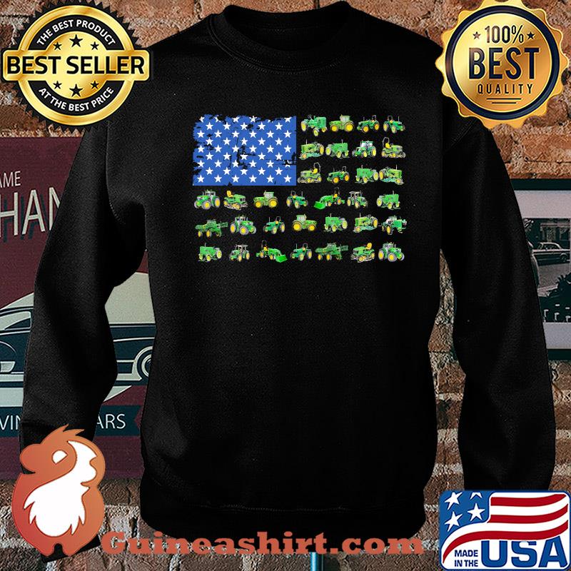 Green trucks american flag s Sweater