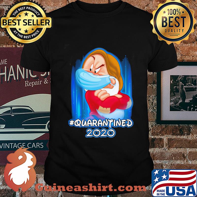 Grumpy quatantined 2020 Disney mask Covid-19 shirt