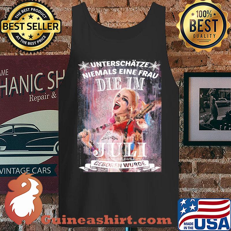 Harley Quinn Onderschat Nooit Een Vrouw Die Geboren Is In Juni s Tank top