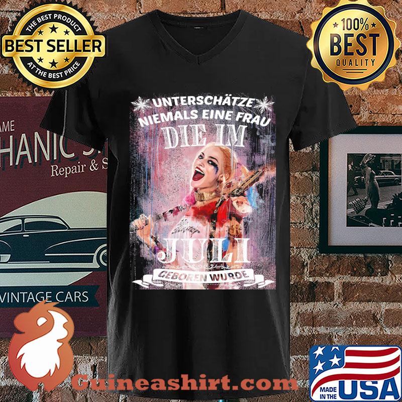Harley Quinn Onderschat Nooit Een Vrouw Die Geboren Is In Juni s V-neck