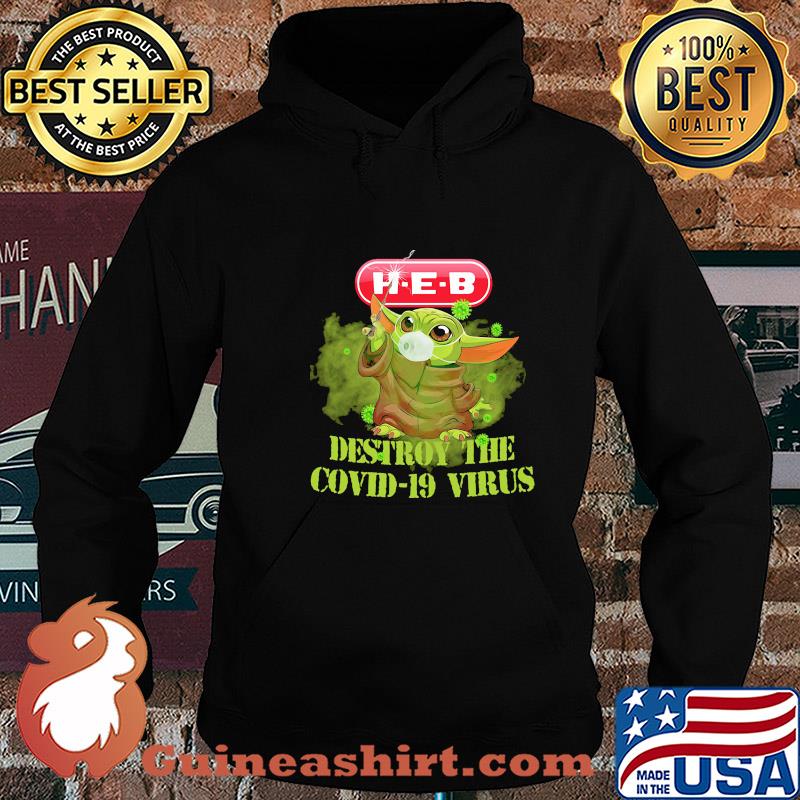 Heb helping here baby yoda destroy the covid-19 virus s Hoodie