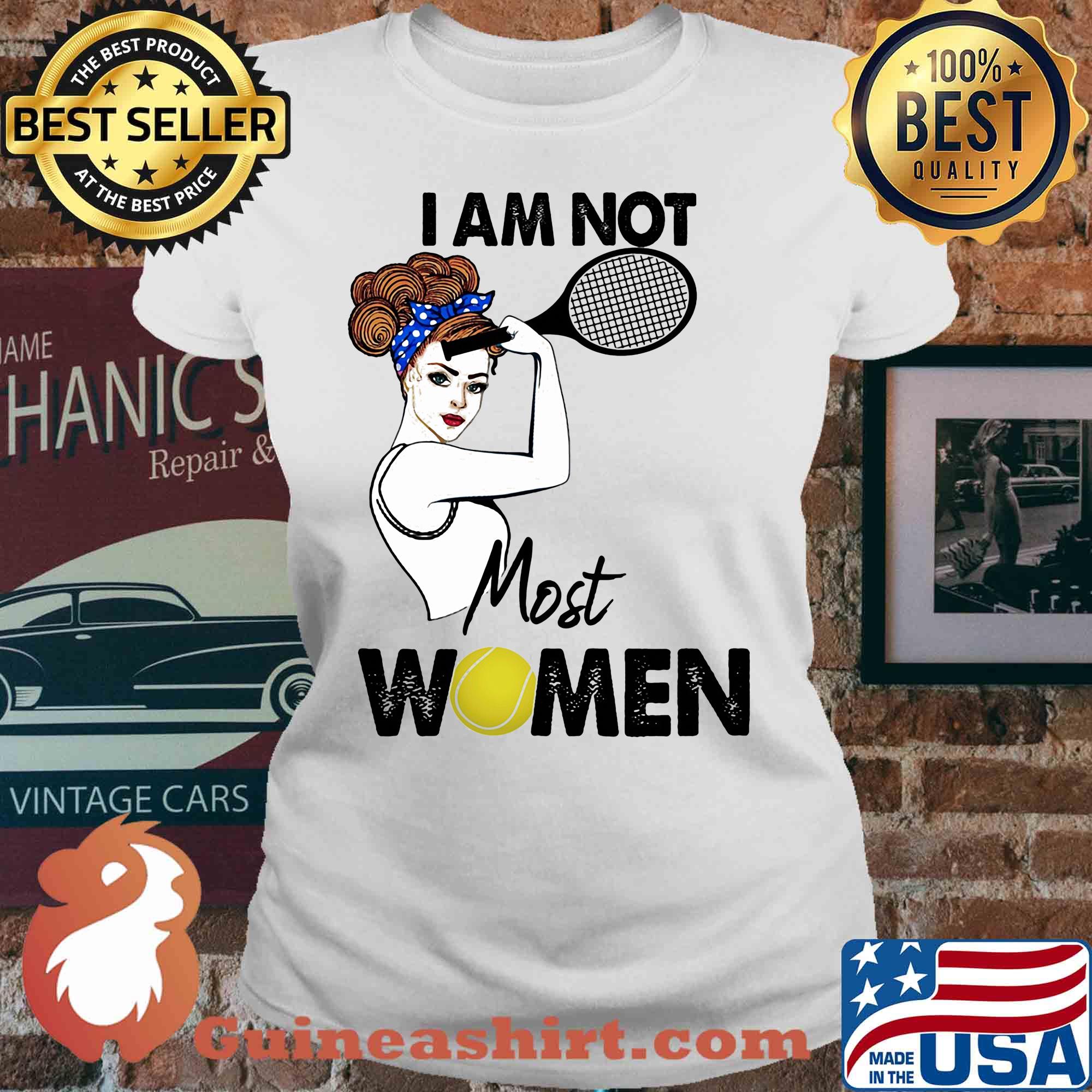 I am not most women Tennis s V-neck