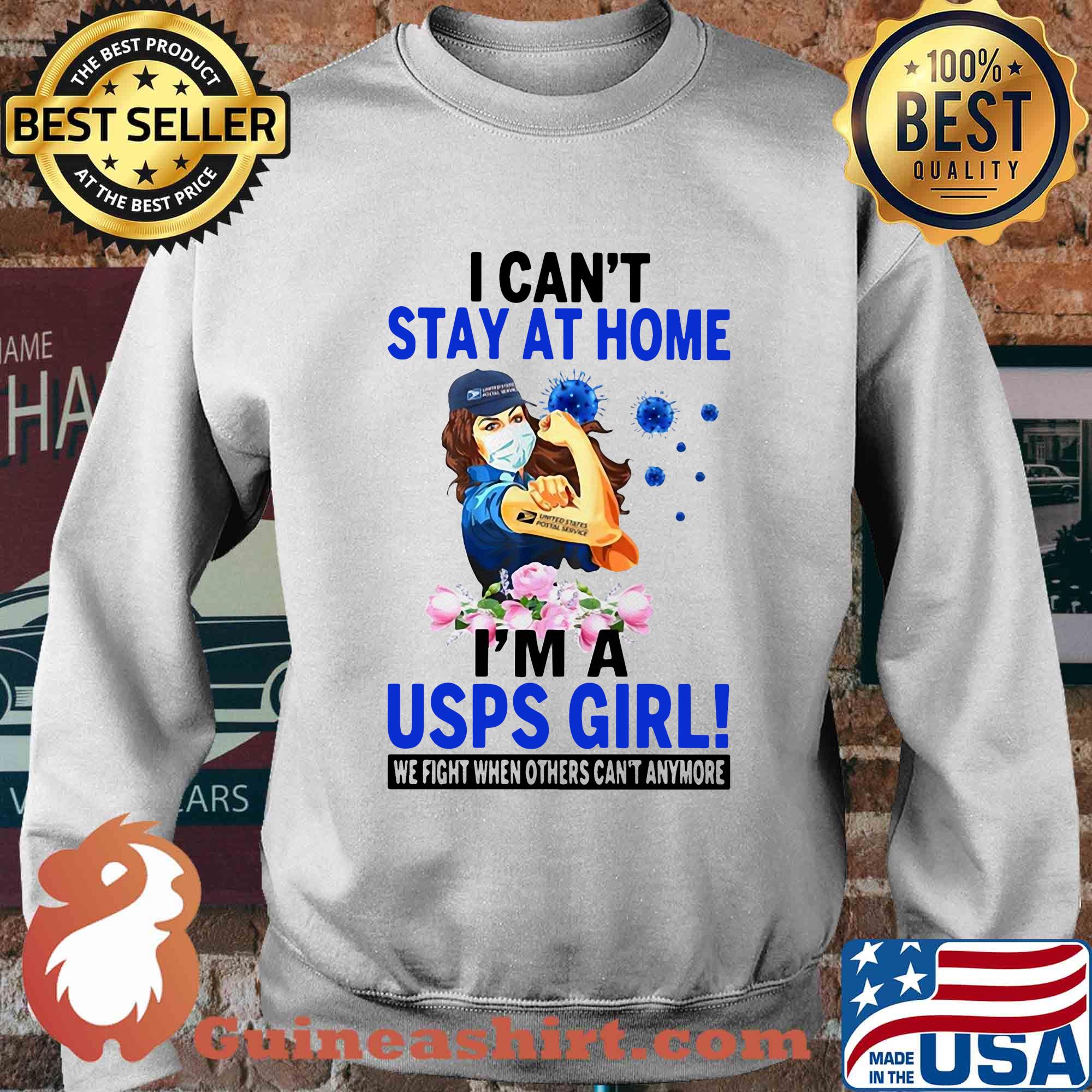 I can't stay at home I'm a USPS girl we fight when other can't anymore s Sweater