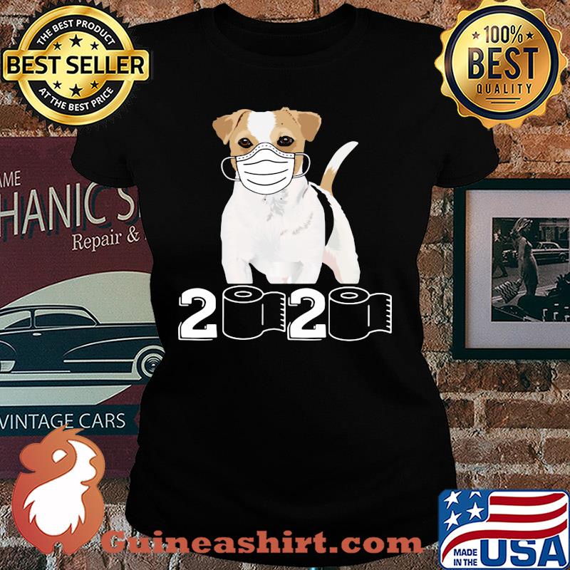 Jack Russell mask 2020 toilet paper s Ladies tee