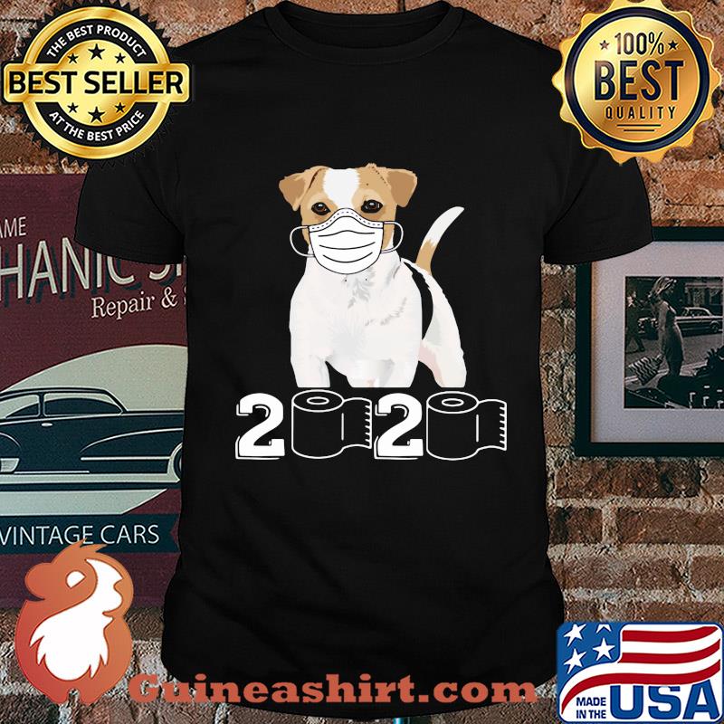 Jack Russell mask 2020 toilet paper shirt
