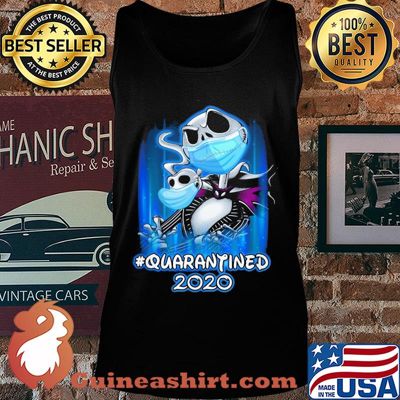 Jack Skellington quarantined 2020 Disney mask Covid-19 s Tank top