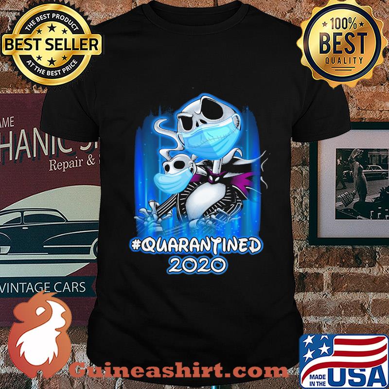 Jack Skellington quarantined 2020 Disney mask Covid-19 shirt