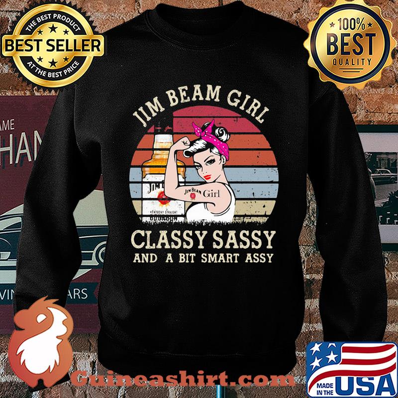 Jim Beam Girl Classy Sassy And A Bit Smart Assy Vintage s Sweater