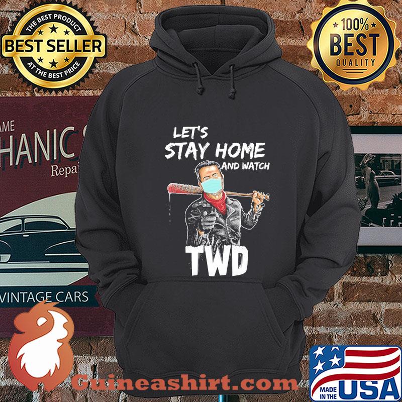 Let's Stay Home And Watch The Walking Dead Baseball Covid-19 shirt